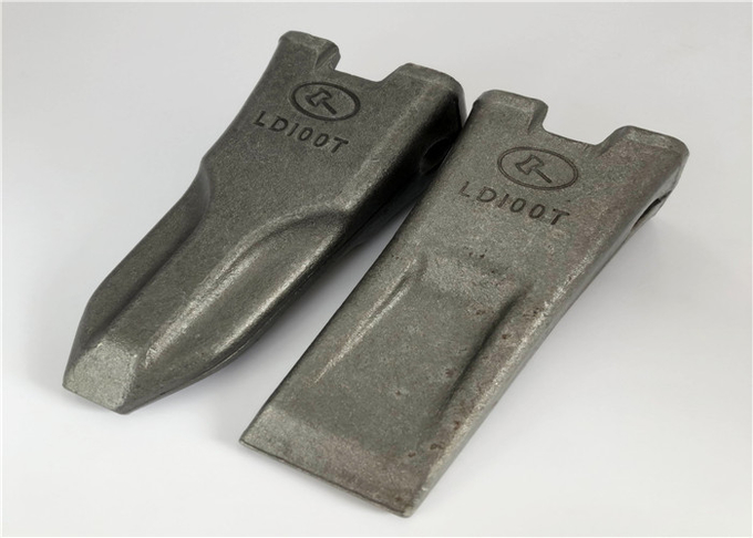 Ersatzteilbagger der Baumaschinen schmiedete Eimerzahn-Baggerzubehörteile SY75/SY75RC/LD100T/LD100RC 0