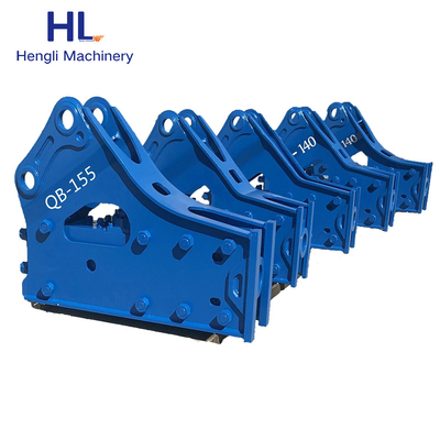 HL155 hydraulischer Hammer zum Schweigen gebrachte Art hydraulischer Felsen-Unterbrecher Jack Hammer For Mini Excavators